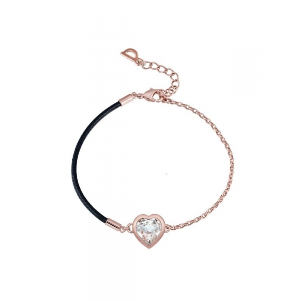 Bracelet Coeur En Cristal Swarovski Elements