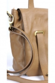 SAC CARTABLE CUIR  TAUPE