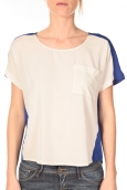 Vero Moda Top Félina 10074109 Bleu/Blanc 