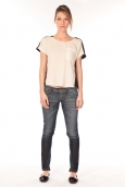 Vero Moda Top Félina 10074109 Noir/Blanc 