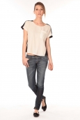 Vero Moda Top Félina 10074109 Noir/Blanc 