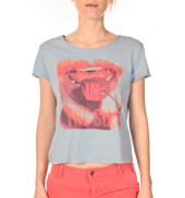 VERO MODA  t-shirt  New Sun Bleu 