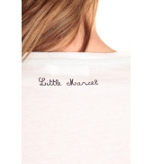 Little Marcel t-shirt tulle blanc