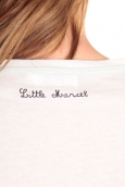 Little Marcel t-shirt tulle blanc