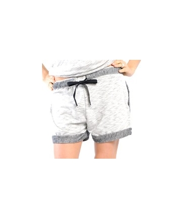 SHORT PLACIDE GRIS CHINE