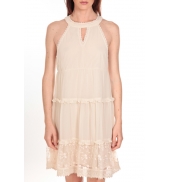 Vero Moda Robe New Dina Ecrue LOVELY SS TOP PP 