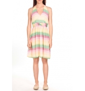 Vero Moda robe MIAMI  Barriolée Multicolore 