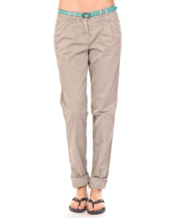 Tom Tailor Pantalon Ceinture gris 