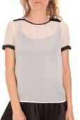 Vero Moda top 10081988 blanc 