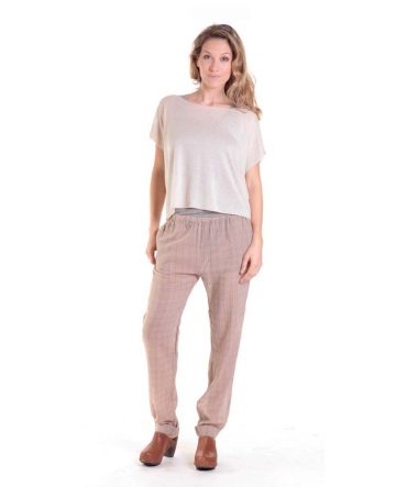 PANTALON ABI178 MIEL/SABLE