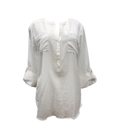 Tom Tailor Top Silk Blanc