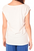 TOM TAILOR TEE-SHIRT PRINSHIRT BLANC