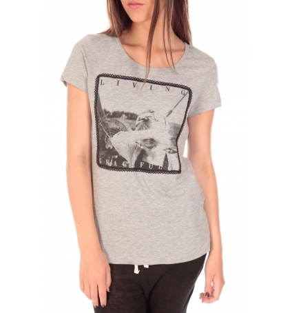Vero Moda Top BBB Living Gracefully SS Gris
