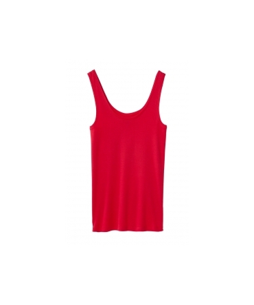 Petit Bateau Marcel femme en coton léger Rouge Cardea