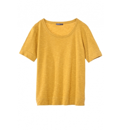 t shirt jaune femme