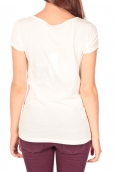 TOM TAILOR T-shirt with print blanc