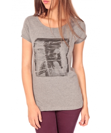 TOM TAILOR T-shirt with print gris