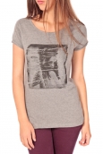 TOM TAILOR T-shirt with print gris