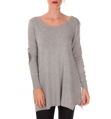 Vision de Rêve Robe Pull Rafaella 1005-1 Gris - 1 acheté = 1 offert