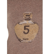 Vision de Rêve Pull Five Col Rond 1036 Taupe - 