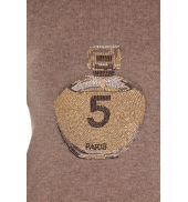 Vision de Rêve Pull Five Col Rond 1036 Taupe - 