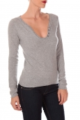 vision de rêve Pull peace 1028 gris