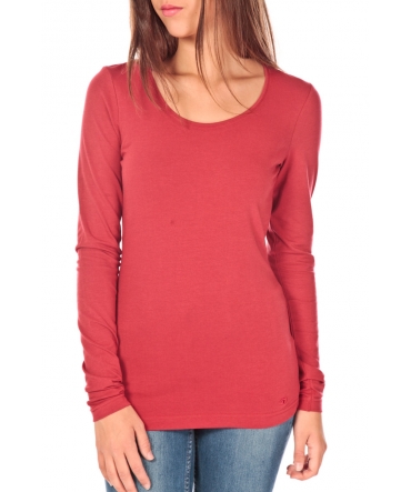 Tom Tailor Lara Stretch Longsleeve Rouge