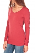 Tom Tailor Lara Stretch Longsleeve Rouge