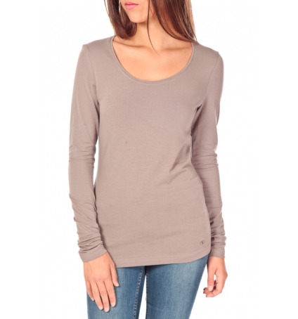 Tom Tailor Lara Stretch Longsleeve Taupe