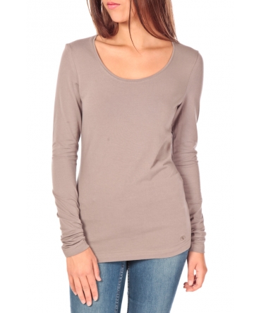 Tom Tailor Lara Stretch Longsleeve Taupe