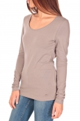 Tom Tailor Lara Stretch Longsleeve Taupe