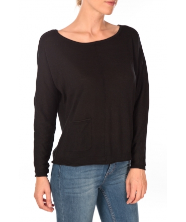 Tom Tailor Basic Structure Pullover Noir