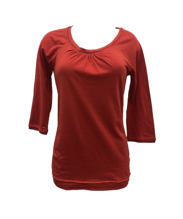 Tom Tailor Top fem. Basic Shirt Rouge