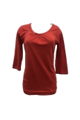 Tom Tailor Top fem. Basic Shirt Rouge