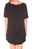 VERO MODA Rose 2/4 Tunic wall Aug noir