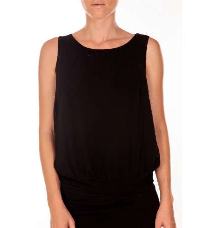 VERO MODA BELFAST SL TOP EA noir