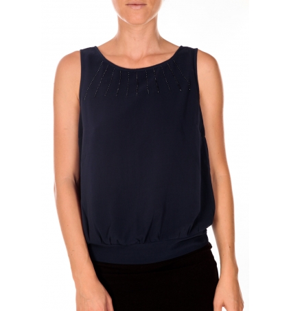 VERO MODA BELFAST SL TOP EA navy