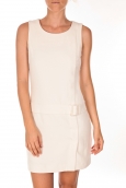 VERO MODA LULIX SL SHORT DRESS BG écru