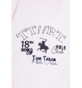 TOM TAILOR NICE SOLID POLO BLOUSE Blanc