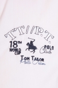 TOM TAILOR NICE SOLID POLO BLOUSE Blanc