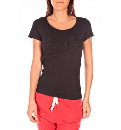 Vero Moda Lovely SS Top PP Noir 