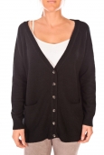 Vero Moda Snipes LS Oversize Cardigan Noir