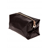 Pochette besace bouton doré Noire