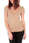 by la vitrine T-shirt dos cache coeur 017 Beige