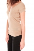 by la vitrine T-shirt dos cache coeur 017 Beige