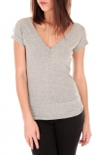 by la vitrine T-shirt dos cache coeur 017 Gris