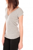 by la vitrine T-shirt dos cache coeur 017 Gris