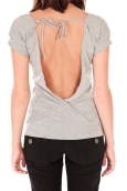 by la vitrine T-shirt dos cache coeur 017 Gris