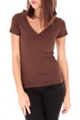 by la vitrine T-shirt basic cache cœur 23E-14 Marron