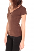 by la vitrine T-shirt basic cache cœur 23E-14 Marron